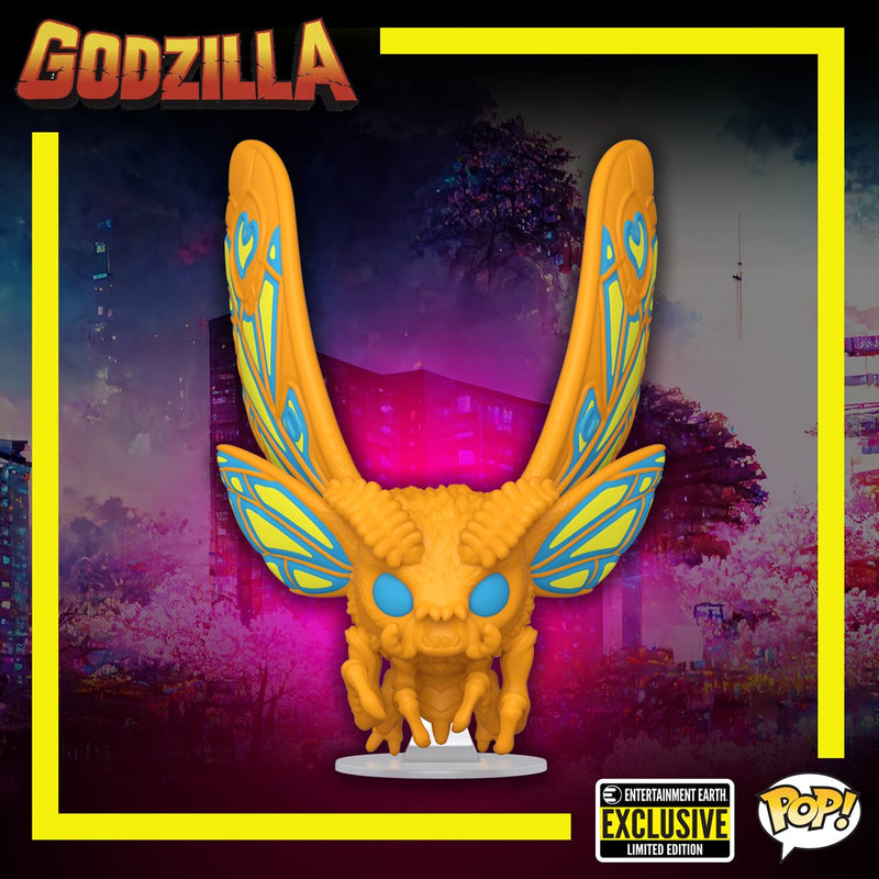 Funko Pop! Godzilla Mothra Black Light - EE Exclusive