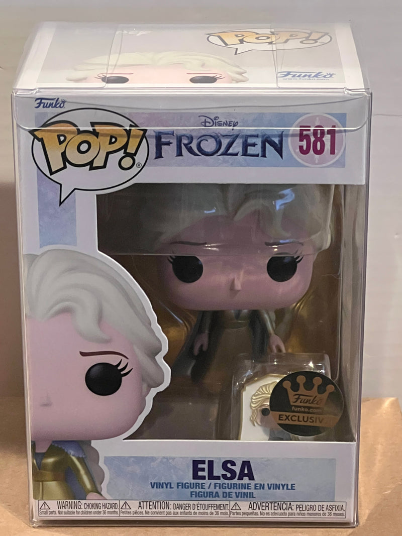 Funko POP! Elsa (Gold) with Pin (Funko Exclusive)