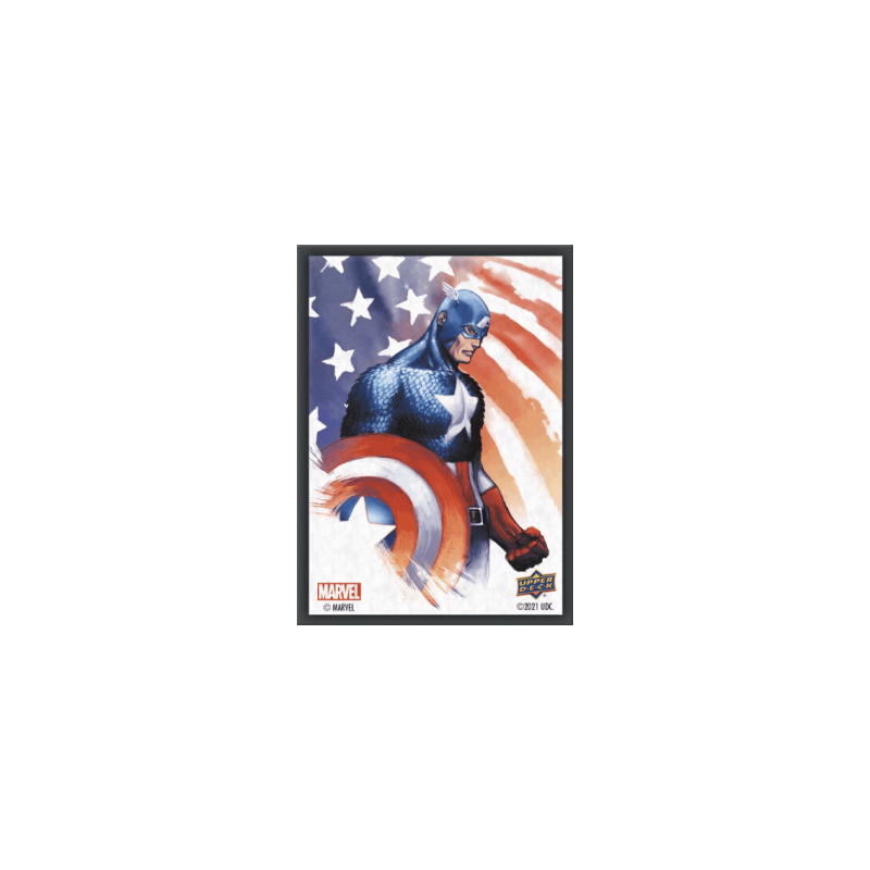 Marvel Captain America Sleeves (65 Count) - Paradise Hobbies LLC