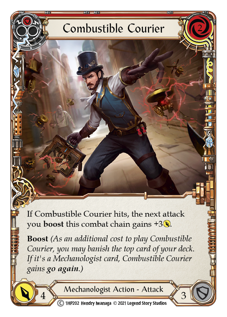 Combustible Courier (Red) [1HP202] (History Pack 1)