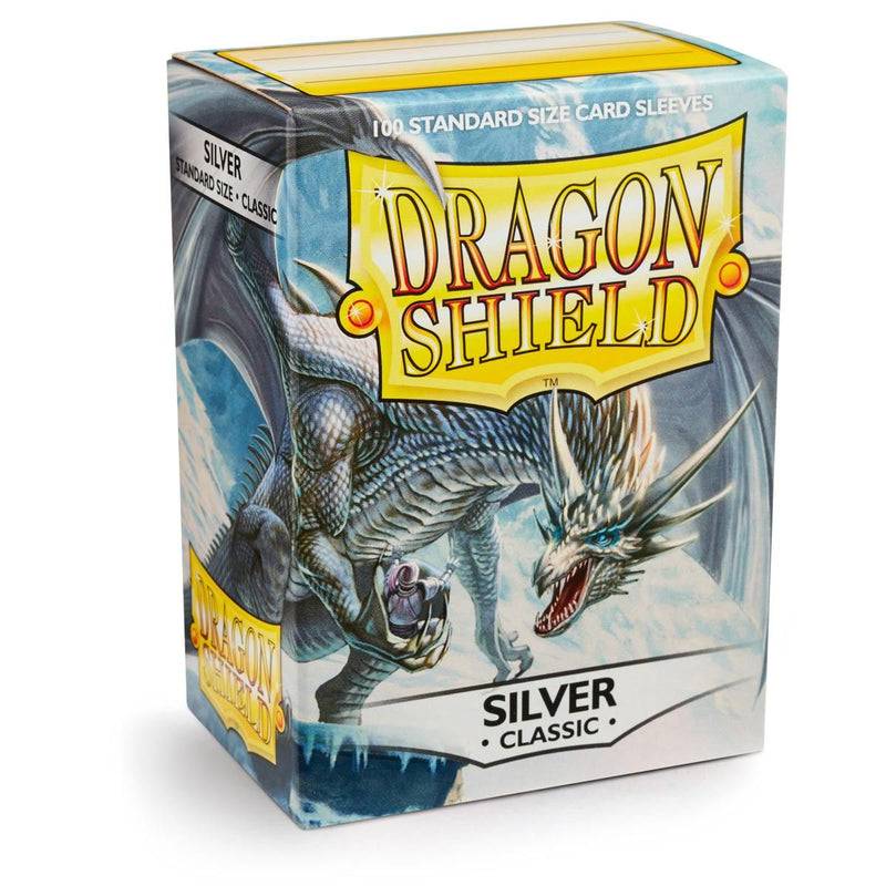 Dragon Shield: Standard 100ct Sleeves - Silver (Classic)