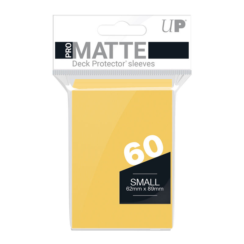 Ultra PRO: Small 60ct Sleeves - PRO-Matte (Yellow)
