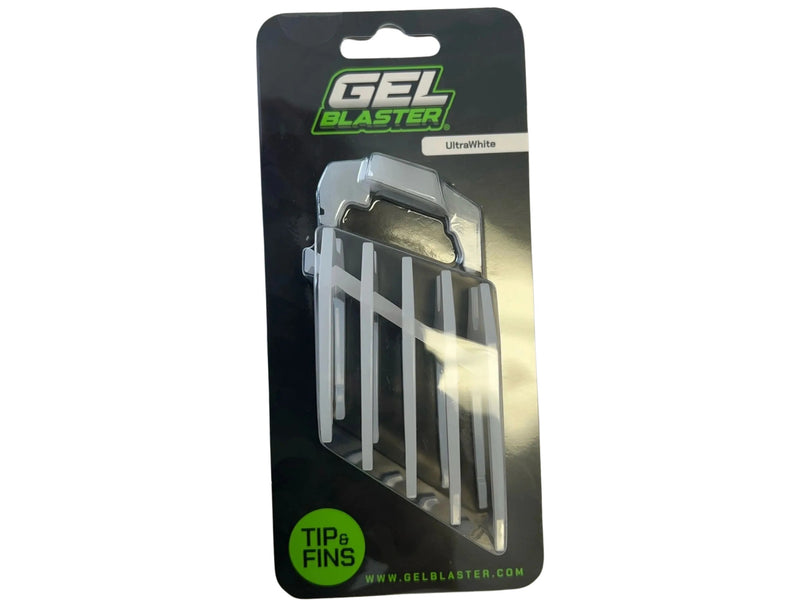 Gel Blaster Surge Custom Fins And Tips (Ultra White)